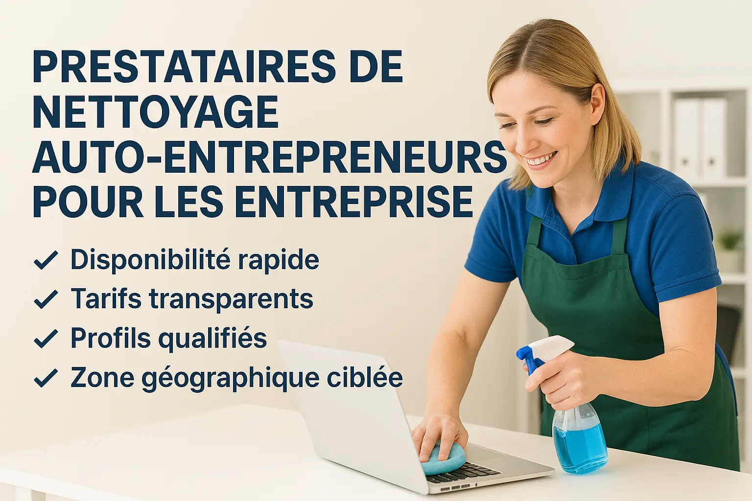 Professionnels du nettoyage pour l'entretien de vos locaux