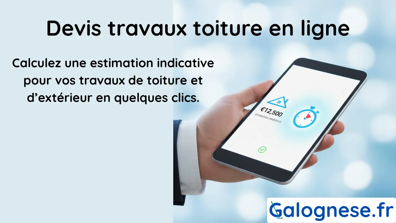 Illustration du calculateur de devis toiture