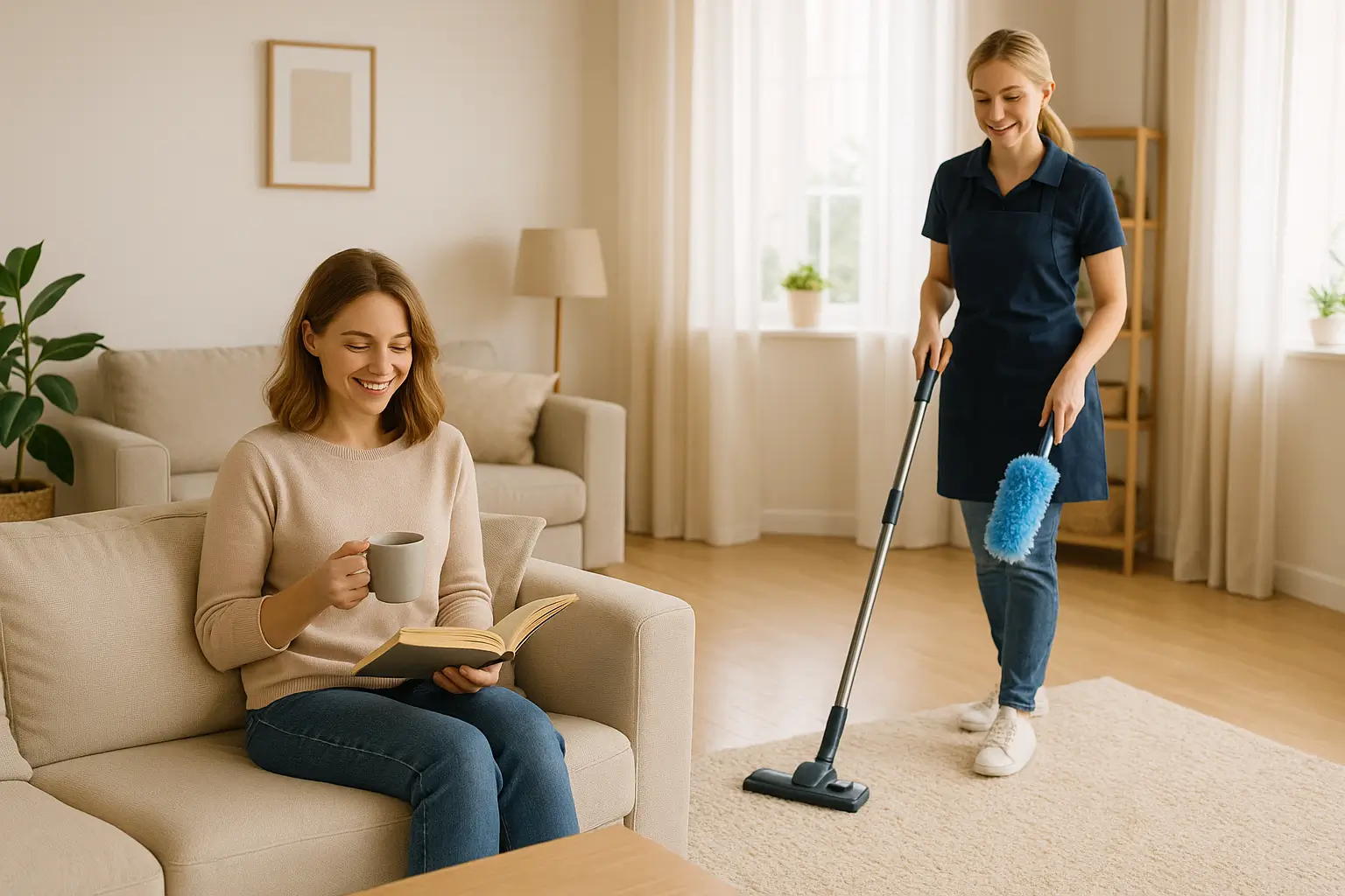 Femme de ménage professionnelle