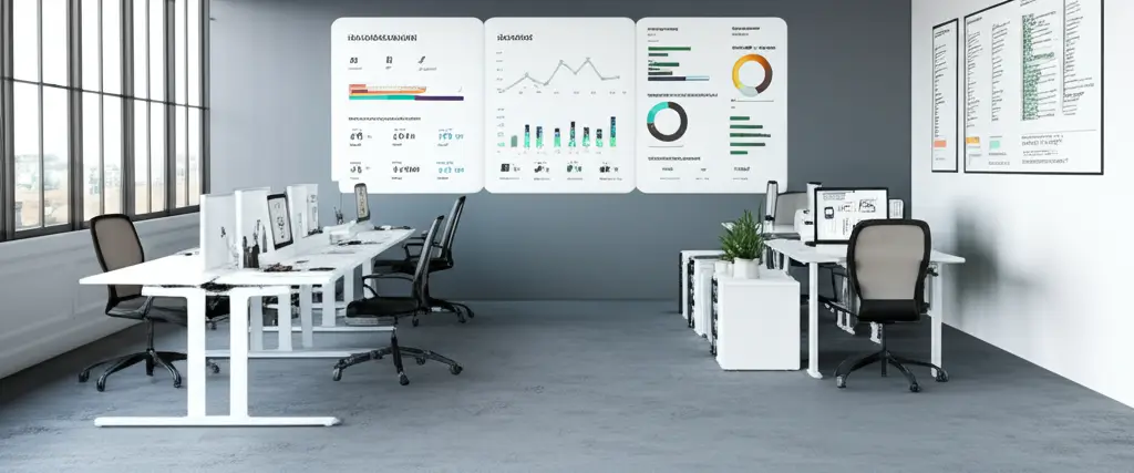 Service de ménage professionnel dans un bureau